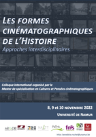 Colloque « Les formes cinématographiques de l'Histoire » – Approches interdisciplinaires