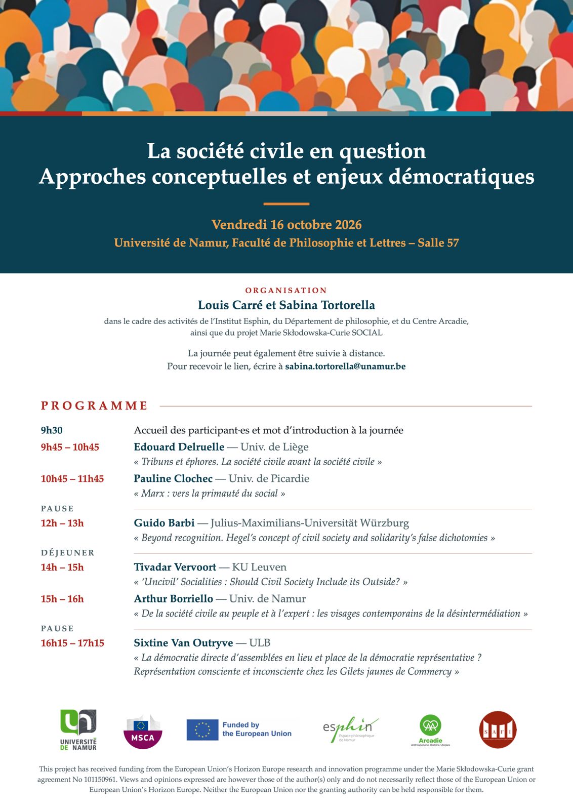 Affiche JE SC